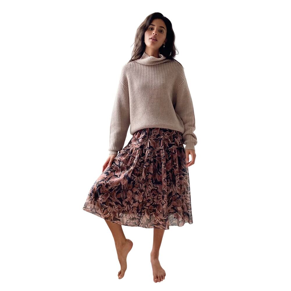 Wilfred Aritzia Montpellier 100% Merino Wool Chunky Turtleneck Sweater Oatmeal S - Picture 16 of 16